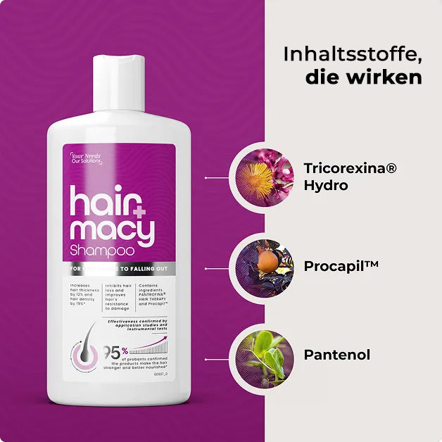 Hairmacy Anti-Haarausfall-Shampoo – 250 ml für starke, gesunde Haare & weniger Haarverlust