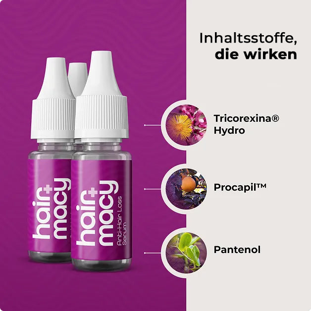 Hairmacy Haarserum gegen Haarausfall – 12x10 ml zur Stärkung & Schutz vor Haarverlust