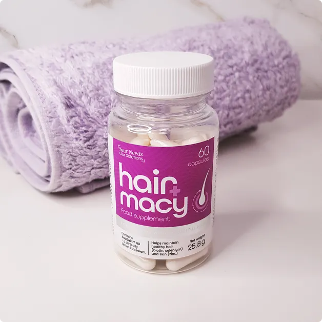 Hairmacy Haar-Vitamine – 60 Kapseln zur Stärkung, Regeneration & Erhaltung gesunder Haare